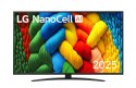LG 50NANO81A3A | 50 | Smart TV | webOS 25 | UHD | Czarny