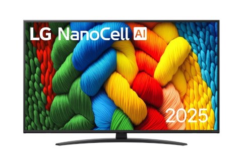 LG 50NANO81A3A | 50 | Smart TV | webOS 25 | UHD | Czarny