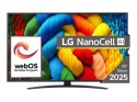 LG 50NANO81A3A | 50 | Smart TV | webOS 25 | UHD | Czarny