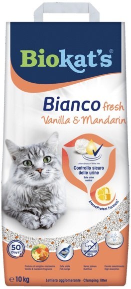 Żwirek dla kota : Gimborn Biokats Fresh Vanilla|Mandarin 10kg