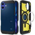 Etui Tough Armor MagSafe z podstawką na iPhone 16 - niebieskie