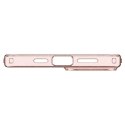 Etui case na iPhone 15 Plus Liquid Crystal Glitter - różowo przezroczyste