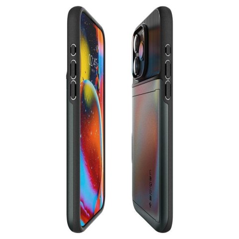 Etui case na iPhone 15 Pro Slim Armor CS - ciemnozielone