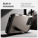 Etui case na iPhone 16 Pro z podstawką Tough Armor MagSafe - gunmetal