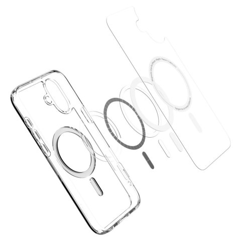 Etui plecki na iPhone 16 Plus Ultra Hybrid Mag z MagSafe - przezroczyste białe