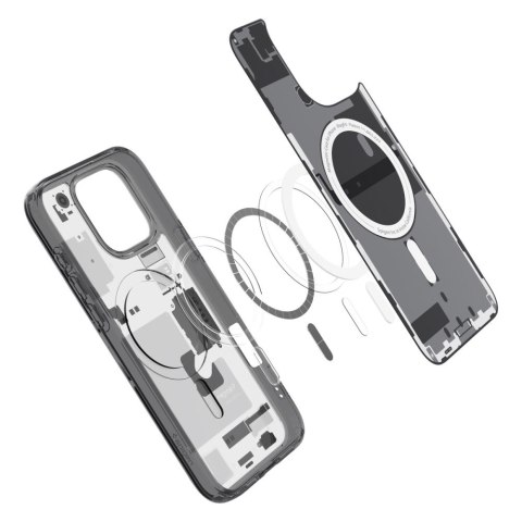 Etui pokrowiec na iPhone 16 Pro Ultra Hybrid Mag Zero One z MagSafe - ciemnoszare