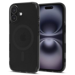 Etui pokrowiec na iPhone 16e Ultra Hybrid T MagSafe - półprzezroczysto czarne
