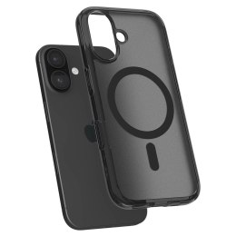 Etui pokrowiec na iPhone 16e Ultra Hybrid T MagSafe - półprzezroczysto czarne