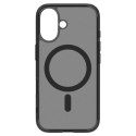 Etui pokrowiec na iPhone 16e Ultra Hybrid T MagSafe - półprzezroczysto czarne