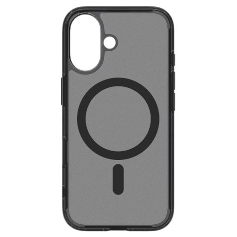 Etui pokrowiec na iPhone 16e Ultra Hybrid T MagSafe - półprzezroczysto czarne