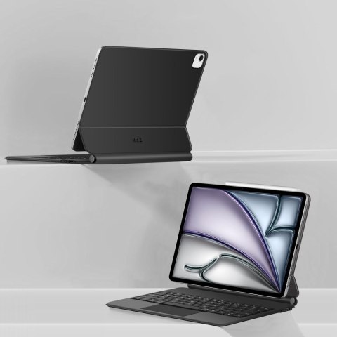 Etui z klawiaturą na iPad Pro 12.9'' 2020 / 2021 / 2022 / iPad Air 13'' 2024 / 2025 Smartcase Magnetic - czarne