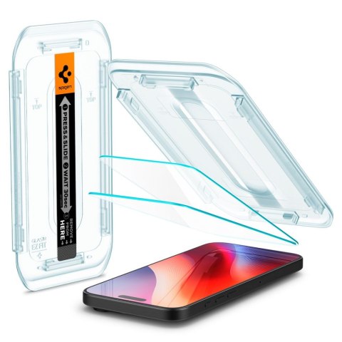 Szkło hartowane na iPhone 16 Pro Glas.tR EZ Fit - 2 szt.