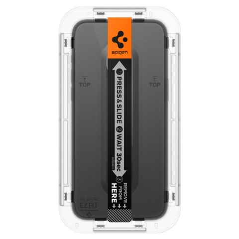 Szkło hartowane ochronne na iPhone 15 Plus Glas.tR EZ Fit FC - czarne 2 szt.