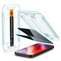Szkło hartowane prywatyzujące z ramką montażową na iPhone 16 Pro Max - 2 szt.