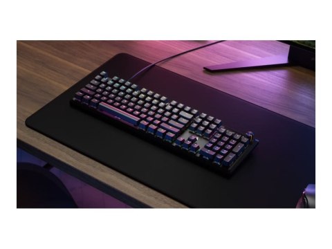 Corsair | Mechaniczna klawiatura do gier | K70 CORE RGB | Klawiatura do gier | Przewodowa | Brak | Czarna | USB typu A | CZERWON