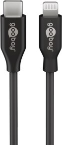 Goobay | Kabel Lightning USB-C do ładowania i synchronizacji | Okrągły kabel