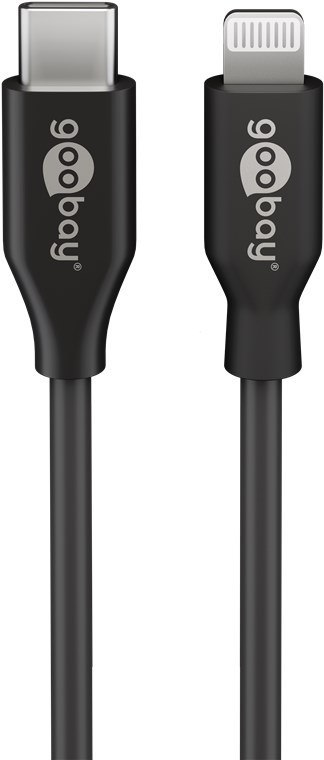 Goobay | Kabel Lightning USB-C do ładowania i synchronizacji | Okrągły kabel