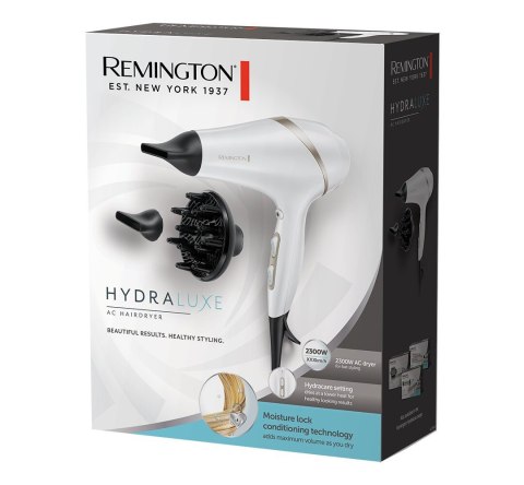 Remington | Suszarka do włosów | AC8901 HYDRAlux | 2300 W | Liczba ustawień temperatury 3 | Funkcja jonizacji | Dysza dyfuzora |