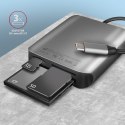 AXAGON Aluminum high-speed USB-C 3.2 Gen 1 memory card reader, 3 slots | CRE-S3C