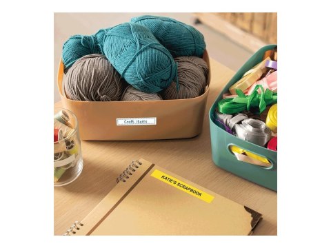 Brother BTAG-631 BTAG631 12mm Black on yellow tape