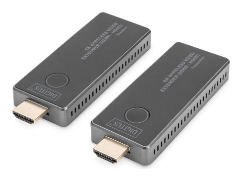 Digitus 4K Wireless Video Extender, 30 m (HDMI - HDMI) | DS-55323 | Black/Silver