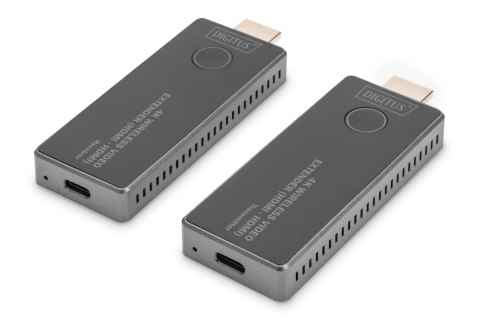 Digitus 4K Wireless Video Extender, 30 m (HDMI - HDMI) | DS-55323 | Black/Silver
