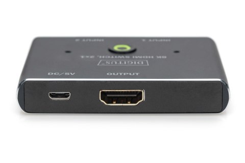 Digitus 8K HDMI Switch, 2x1 | DS-45341 | Black