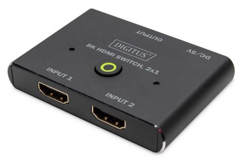 Digitus 8K HDMI Switch, 2x1 | DS-45341 | Black