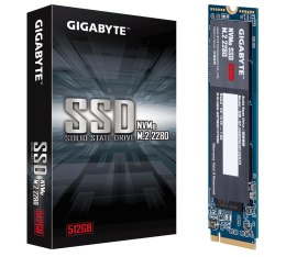 Gigabyte SSD GP-GSM2NE3512GNTD 512 GB SSD form factor M.2 2280 SSD interface PCI-Express 3.0 x4, NVMe 1.3 Write speed 1550 MB/s 