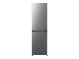 Gorenje NRK418ECS4 Refrigerator, E, Free standing, Combi, Height 182.4 cm, Net Fridge 171 L, Net Freezer 85 L, Grey | Gorenje