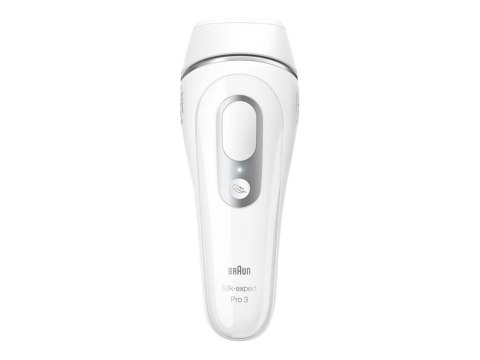 Braun | Epilator | PL3133 Silk-expert Pro 3 IPL | Bulb lifetime (flashes) 300.000 | Number of power levels 3 | Silver/White