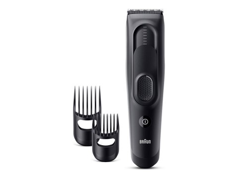Braun | Hair Clipper Series 5 | HC5330 | Cordless or corded | Number of length steps 17 | Matte Black