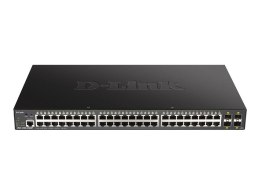 D-LINK 48-port Gigabit Smart Managed Switch with 4x 10G SFP+ ports, 370Watts