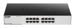 D-Link | 16-Port Gigabit Easy Desktop Switch | GO-SW-16G/E | Unmanaged | Desktop/Rackmountable | 24 month(s)