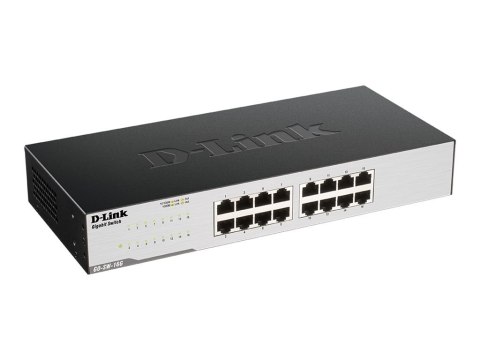 D-Link | 16-Port Gigabit Easy Desktop Switch | GO-SW-16G/E | Unmanaged | Desktop/Rackmountable | 24 month(s)