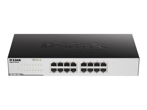D-Link | 16-Port Gigabit Easy Desktop Switch | GO-SW-16G/E | Unmanaged | Desktop/Rackmountable | 24 month(s)