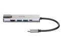 D-Link | 5-in-1 USB-C Hub with HDMI/Ethernet and Power Delivery | DUB-M520 | USB-C Hub | Warranty 24 month(s)