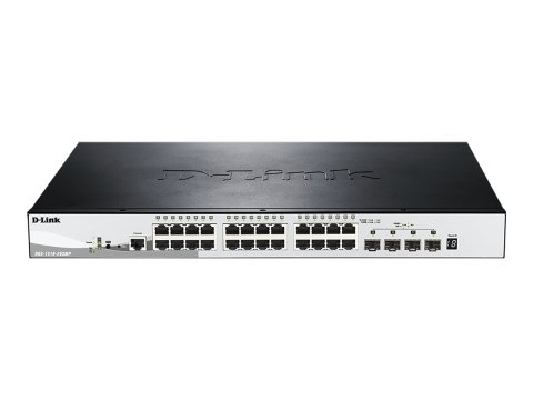 D-Link DGS-1510-28XMP/E 28-Port Gigabit Stackable POE Smart Managed Switch including 4 10G SFP+ | D-Link