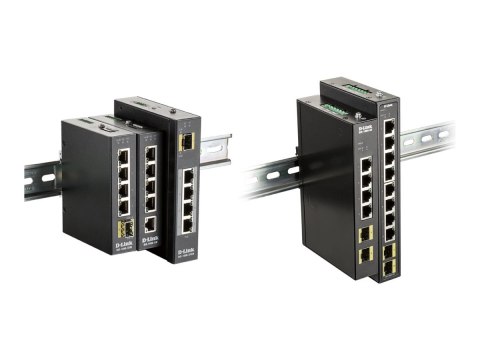 D-Link DIS-100G-6S Switch L2 Unmanaged Industrial, 4x10/100/1000Base-T ports, Steel case | D-Link