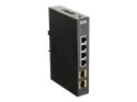 D-Link DIS-100G-6S Switch L2 Unmanaged Industrial, 4x10/100/1000Base-T ports, Steel case | D-Link