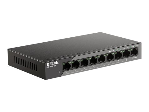 D-Link DSS-100E-9P Switch L2 Unmanaged,Stand-alone,8x10/100Base-TX ports,1x10/100/1000Base-T port | D-Link