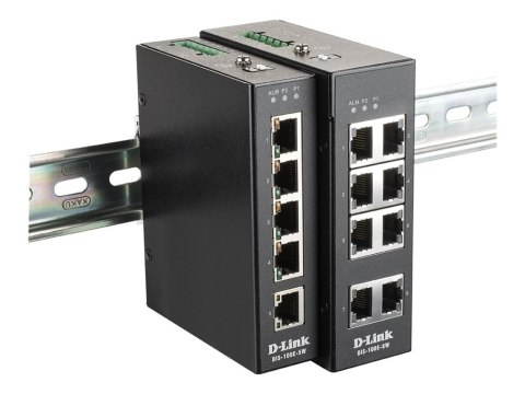 D-Link | Industrial Fast Ethernet Switch | DIS-100E-5W | Unmanaged | Wall mountable | 60 month(s)