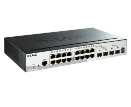 D-Link | Stackable Smart Managed Switch with 10G Uplinks | DGS-1510-20/E | Managed L2 | Desktop/Rackmountable | Gigabit Ethernet