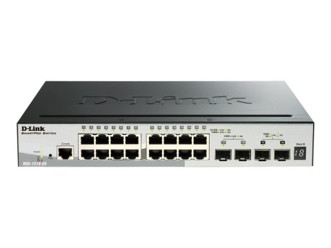 D-Link | Stackable Smart Managed Switch with 10G Uplinks | DGS-1510-20/E | Managed L2 | Desktop/Rackmountable | Gigabit Ethernet