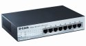 D-Link | Switch | DES-1210-08P | Web Management | Desktop | 10/100 Mbps (RJ-45) ports quantity 8 | Power over Ethernet (PoE) por