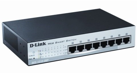 D-Link | Switch | DES-1210-08P | Web Management | Desktop | 10/100 Mbps (RJ-45) ports quantity 8 | Power over Ethernet (PoE) por