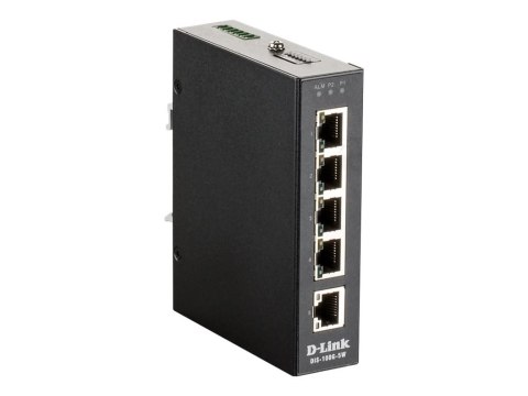 D-Link | Switch | DIS-100G-5W | Unmanaged | Desktop | Gigabit Ethernet (copper) ports quantity 5 | 60 month(s)