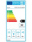 Okap teleskopowy ELICA ELITE 14 LUX BL/A/60 czarny - PRF0037991B