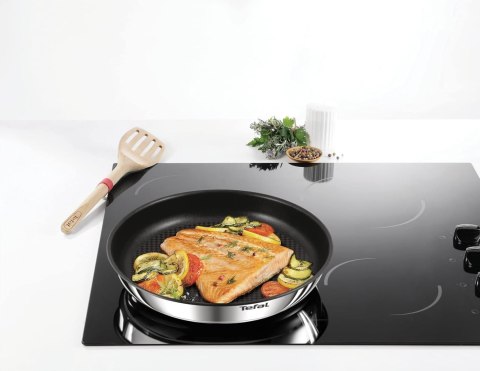 Tefal Ingenio Emotion L897S474 Non-Stick Induction Frying Pan Set, Stainless Steel, 4-Piece | TEFAL