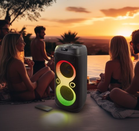 Muse | Portable Party Box Speaker | M-1937 DJ | 600 W | Bluetooth | Black | Portable | Wireless connection